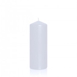 BARTEK CANDLES Svíčka klasik válec 80x200 mm - Bílá