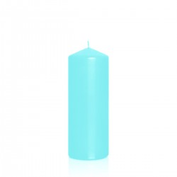 BARTEK CANDLES Svíčka klasik válec 80x200 mm - Modrá blankyt