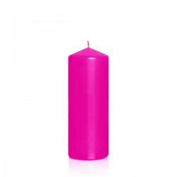 BARTEK CANDLES Svíčka klasik válec 80x200 mm - Růžová tmavá