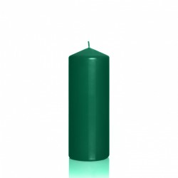 BARTEK CANDLES Svíčka klasik válec 80x200 mm - Zelená tmavá