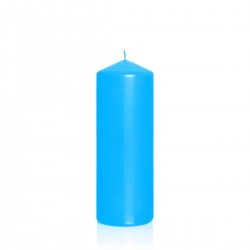 BARTEK CANDLES Svíčka klasik válec 80x250 mm - Tyrkys