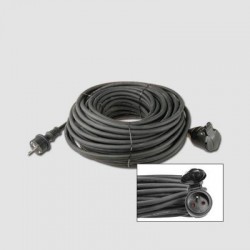 Prodluž. kabel guma 1 zás.230V/10m