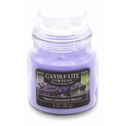 CANDLE-LITE Svíčka dekorativní ve skleněné dóze - Fresh Lavender Breeze  85g